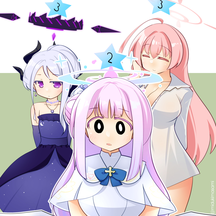 空崎ヒナ、聖園ミカ、浦和ハナコ(周年)
