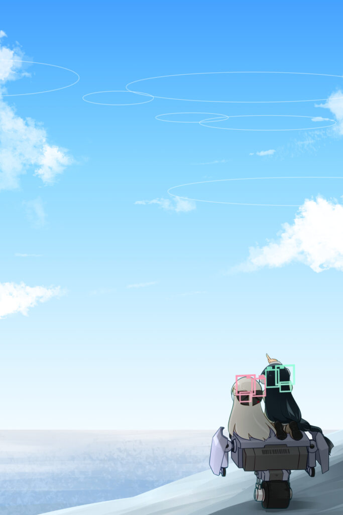 ケイ、あの辺です! アリスとケイとAMAS